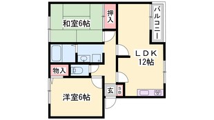 パストラル田寺東の物件間取画像